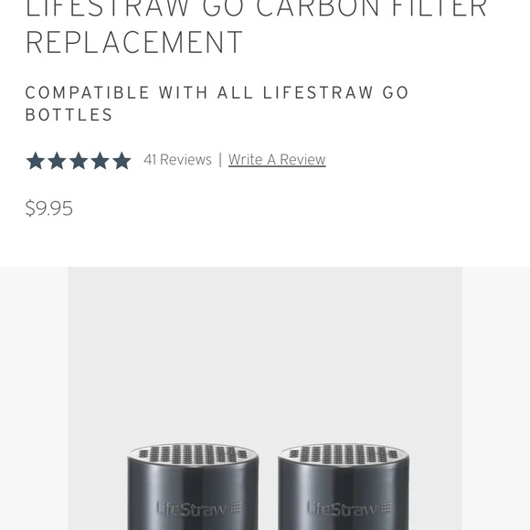 Lifestraw activated carbon filter - Picture 3 of 3